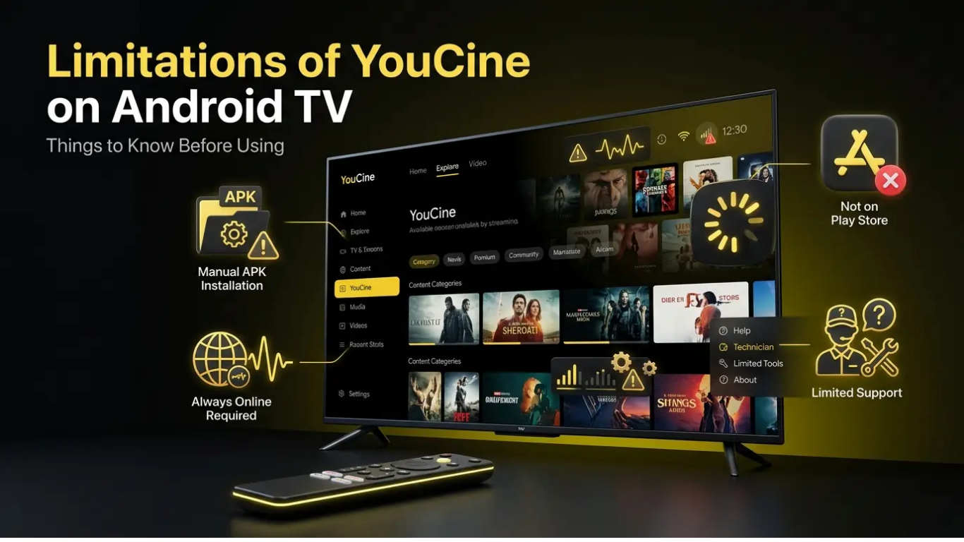 Limitações da Samsung Smart TV com Tizen OS para instalação de APK